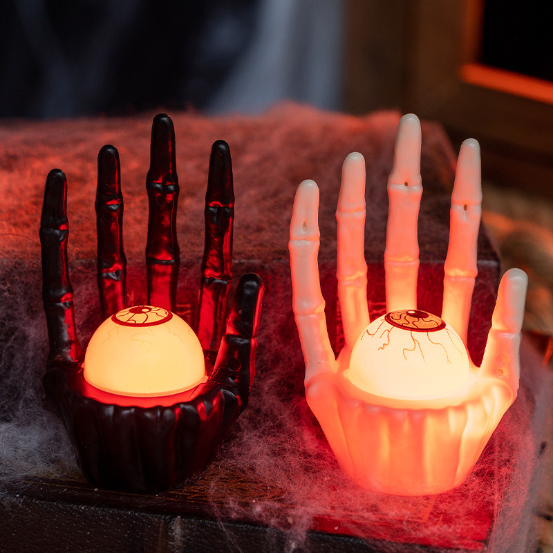 Spider Web Halloween Decoration - 1-10 ชิ้นฮาโลวีนปาร์ตี้ตกแต่งตาราง Prop ฟักทองแสงมือผีสําหรับการตั้งค่าฉากบ้านผีสิงและบรรยากาศวันหยุด