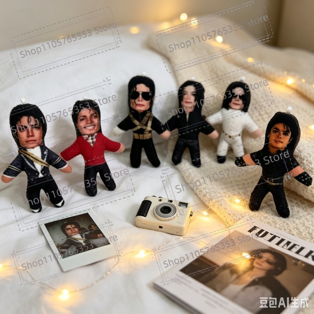 Halloween Party Supplies - ตุ๊กตาไมเคิล แจ็คสัน คอสเพลย์ 6 แบบใหม่ ขนาด