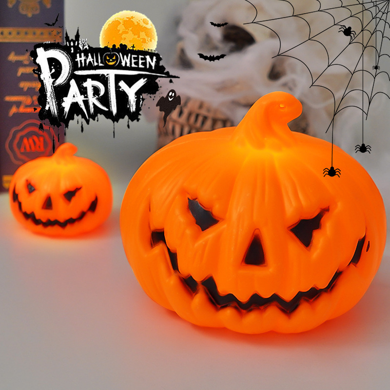 Halloween Pumpkin Decor Led - ฮาโลวีน LED โคมไฟฟักทองเครื่องประดับบรรยากาศสยองขวัญของเล่นเด็ก 2026 ปาร์ตี้ฮาโลวีนตกแต่งบ้านอุปกรณ์ตกแต่ง