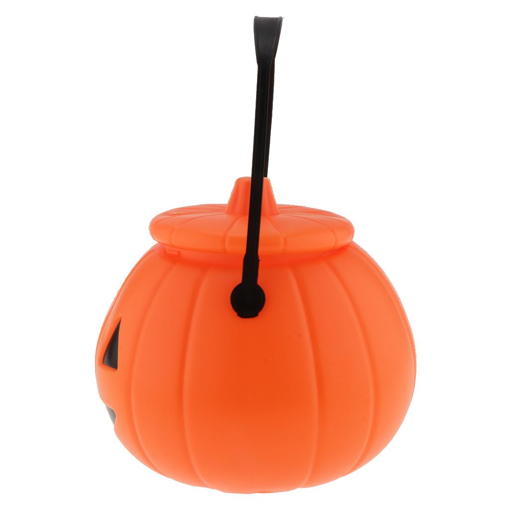 กระถางพลาสติกใส่ขนมรูปฟักทองฮา - Pumpkin Lantern Halloween บทวิจารณ์และราคา