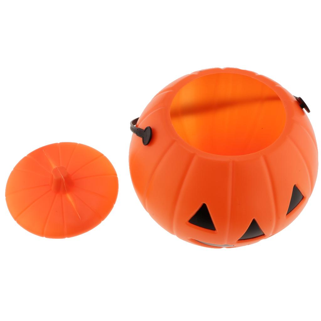กระถางพลาสติกใส่ขนมรูปฟักทองฮา - Pumpkin Lantern Halloween บทวิจารณ์และราคา