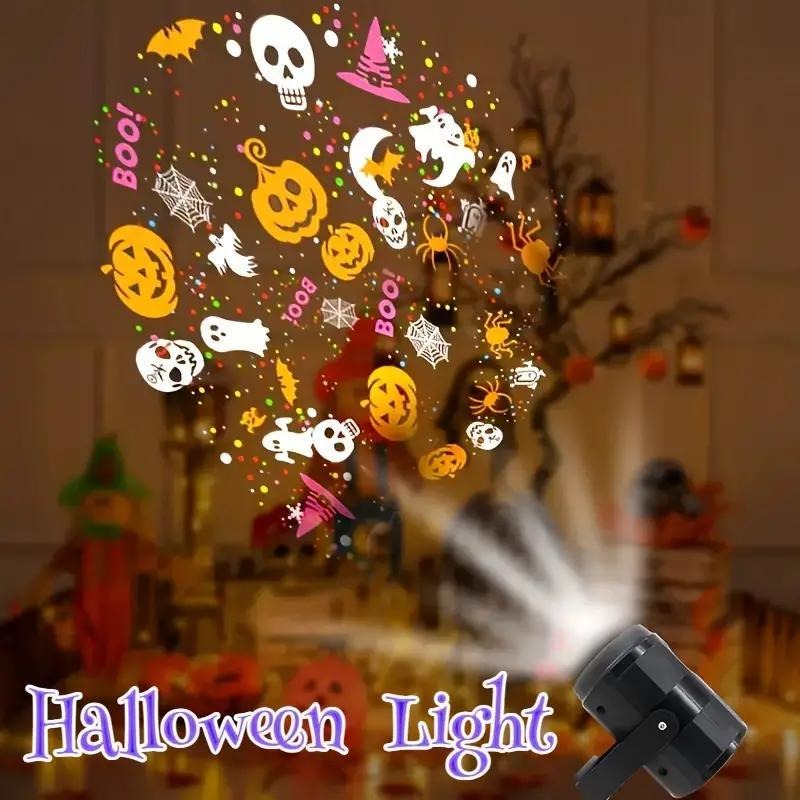 ไฟโปรเจคเตอร์ LED สำหรับฮาโลวี - Pumpkin Lantern Halloween บทวิจารณ์และราคา