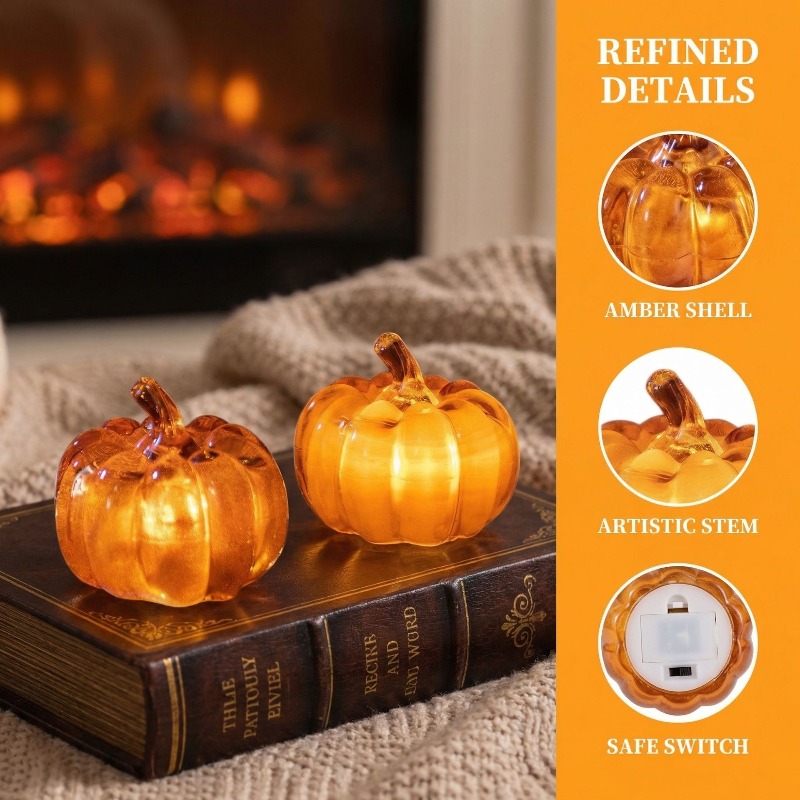 ของตกแต่งฮาโลวีนใหม่ข้ามพรมแดน - Halloween Pumpkin Decor Led บทวิจารณ์และราคา