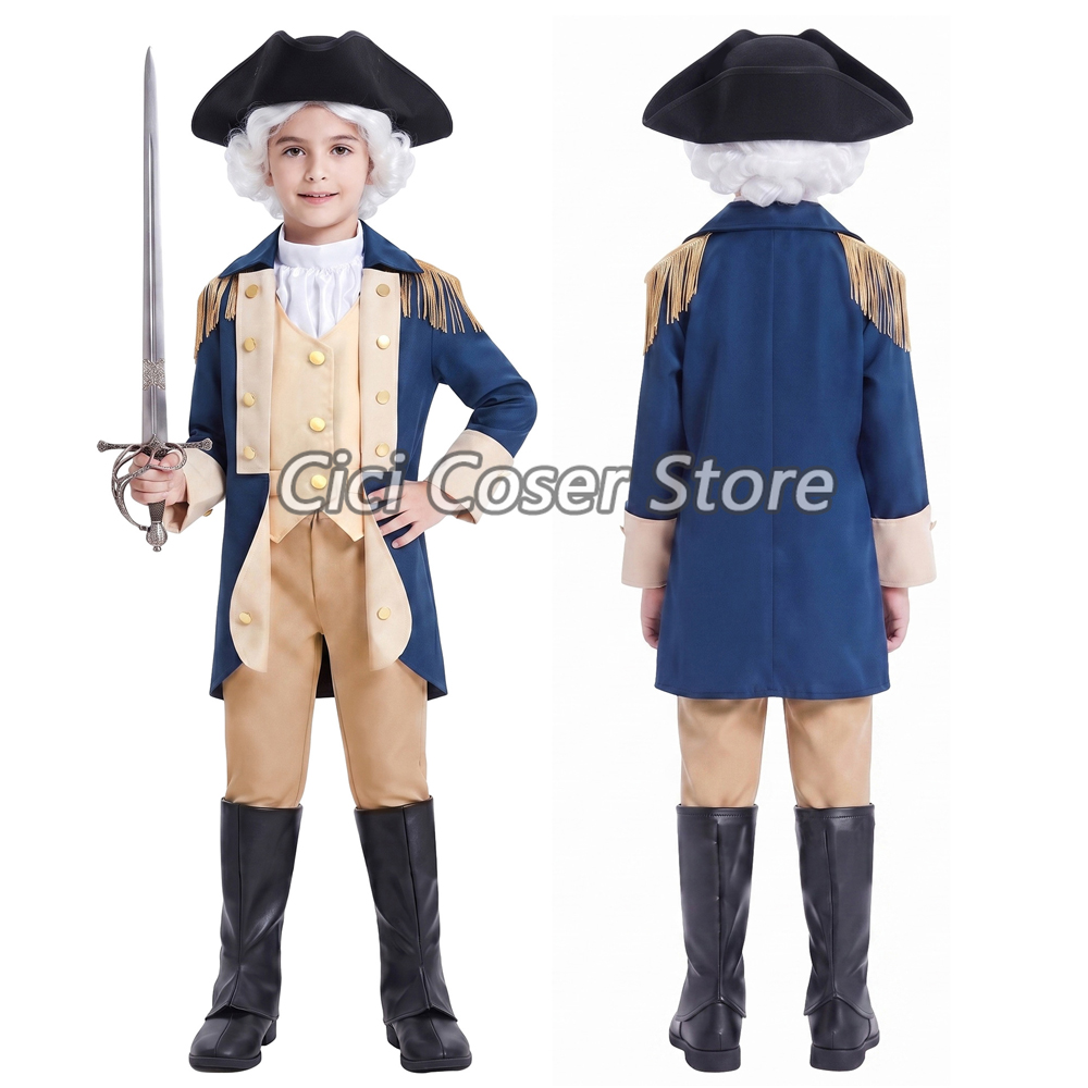 ชุดคอสตูมจอร์จ วอชิงตัน ยุคอาณ - Halloween Costume Kids บทวิจารณ์และราคา