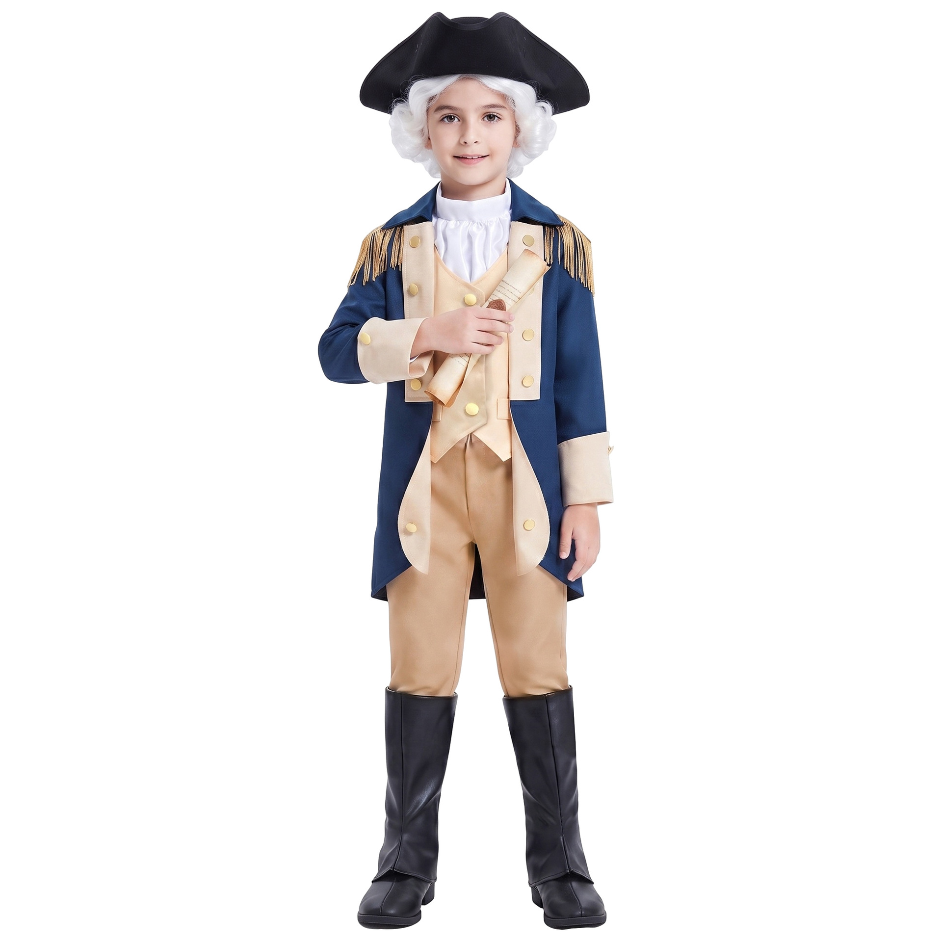 ชุดคอสตูมจอร์จ วอชิงตัน ยุคอาณ - Halloween Costume Kids บทวิจารณ์และราคา