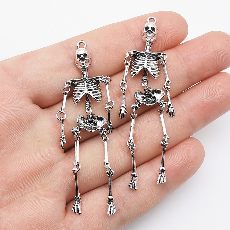 2/5/10PCS Retro Skull Skeleton - Halloween Skeleton Decoration บทวิจารณ์และราคา
