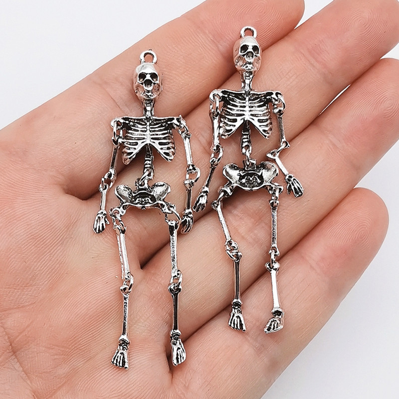 2/5/10PCS Retro Skull Skeleton - Halloween Skeleton Decoration บทวิจารณ์และราคา