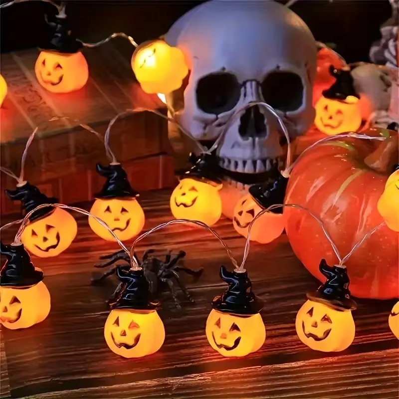 ไฟประดับรูปฟักทองสีขาวนวล, ไฟป - Halloween Led String Lights Orange บทวิจารณ์และราคา