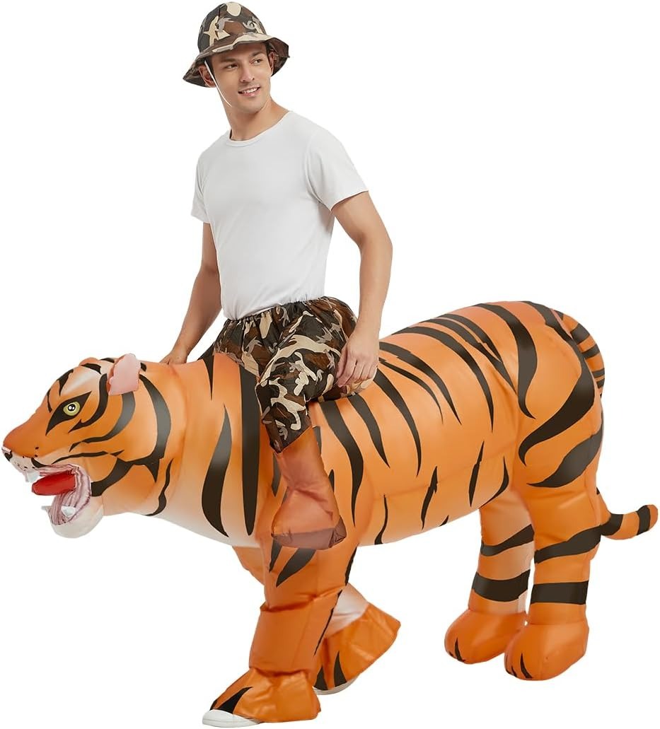 ชุดเสือเป่าลมสำหรับผู้ใหญ่ ชุด - Halloween Costume Adult บทวิจารณ์และราคา