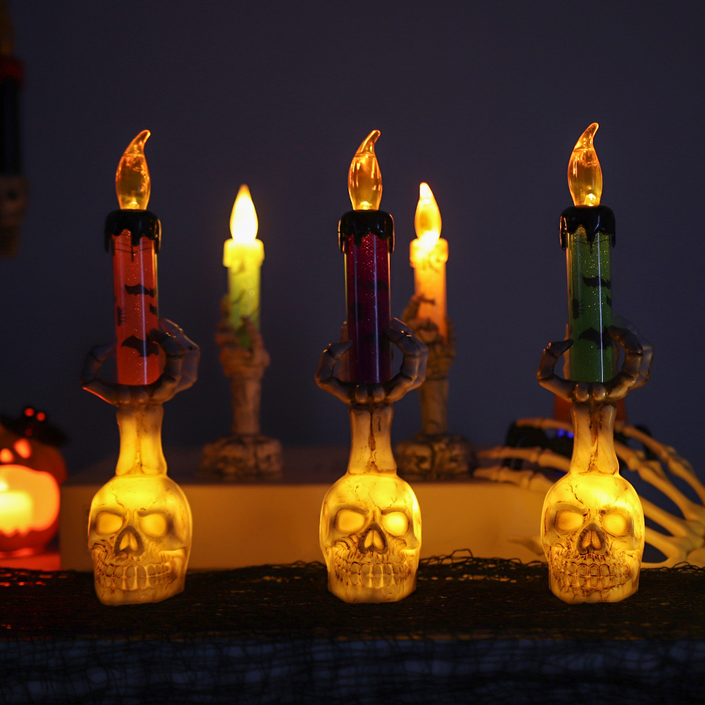 โคมไฟ LED รูปมือโครงกระดูกฮาโล - Halloween Pumpkin Decor Led บทวิจารณ์และราคา