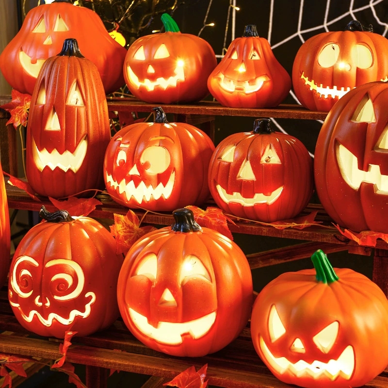1 ชิ้น ของตกแต่งฟักทองฮาโลวีน  - Pumpkin Lantern Halloween บทวิจารณ์และราคา