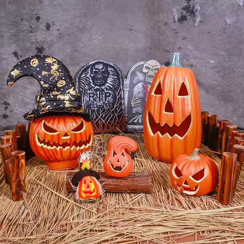 1 ชิ้น ของตกแต่งฟักทองฮาโลวีน  - Pumpkin Lantern Halloween บทวิจารณ์และราคา