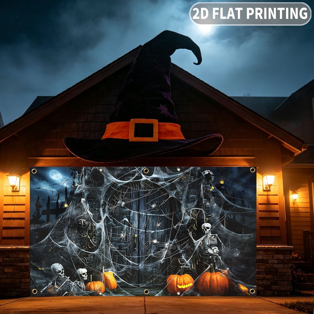 แบนเนอร์ตกแต่งงานปาร์ตี้ฮาโลวี - Spider Web Halloween Decoration บทวิจารณ์และราคา