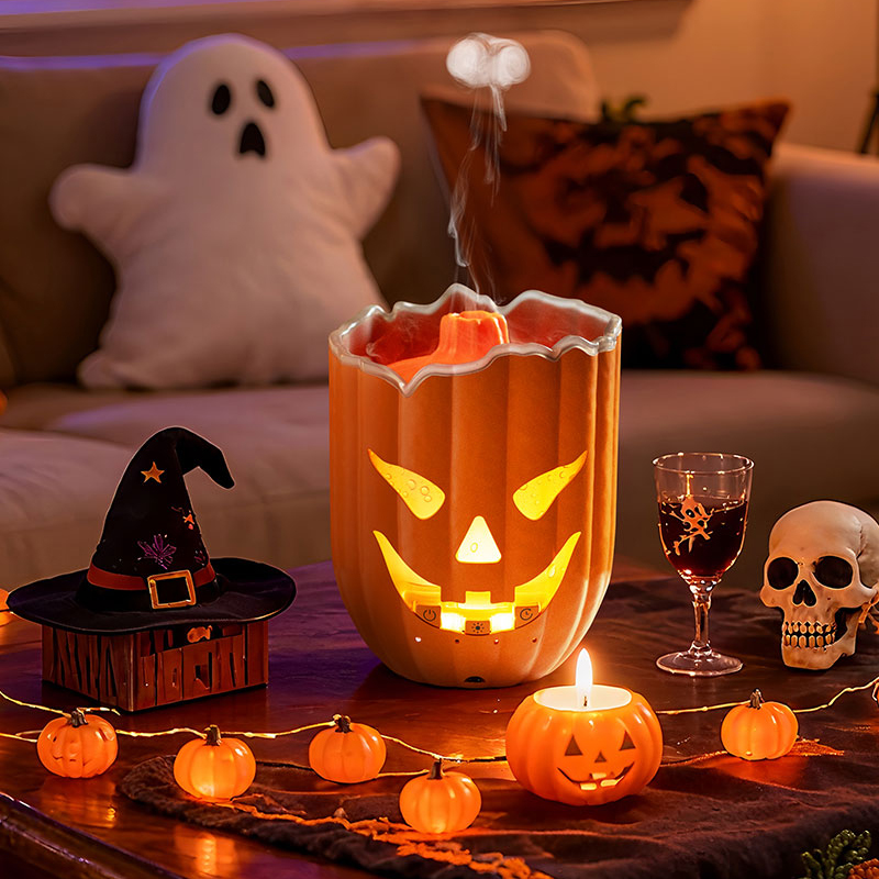 เครื่องเพิ่มความชื้นในอากาศรูป - Halloween Pumpkin Decor Led บทวิจารณ์และราคา